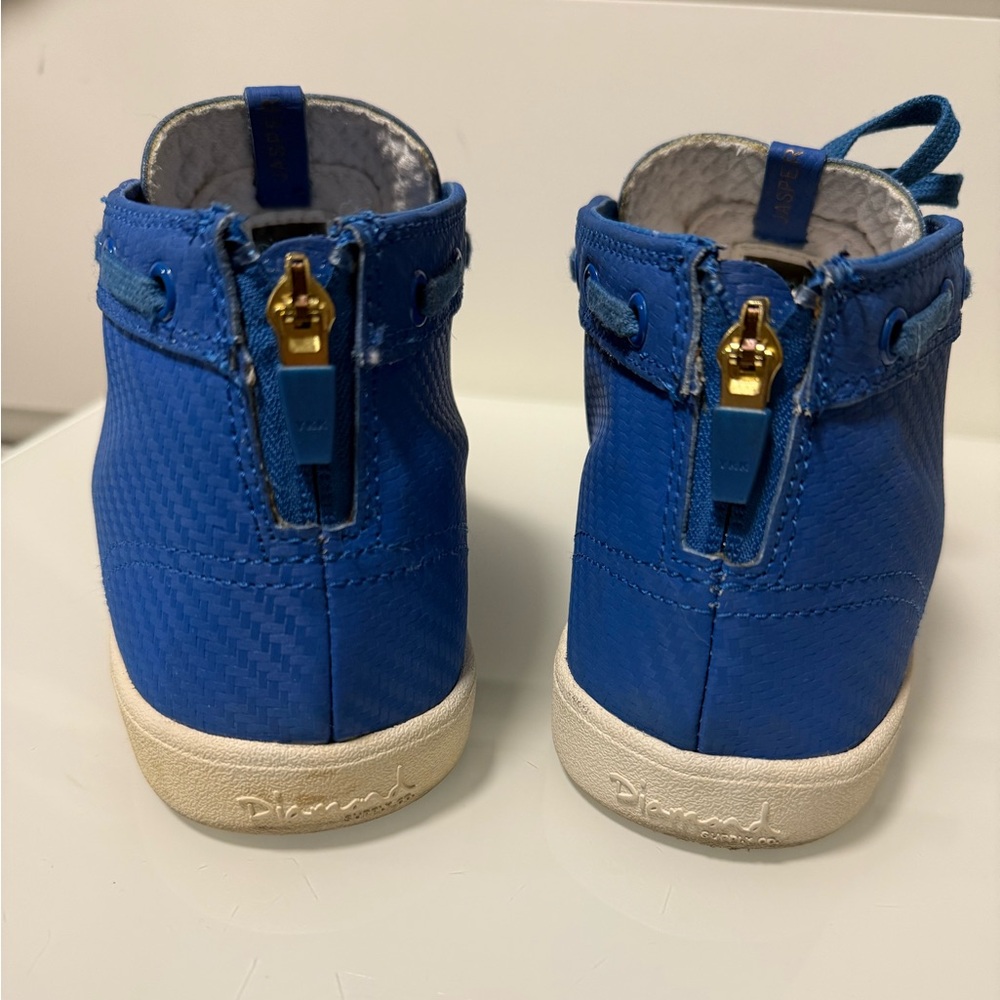 Diamond Supply Co. Jasper Royal Carbon Men's Fringe Lace-Up Sneakers - Picture 5 of 12